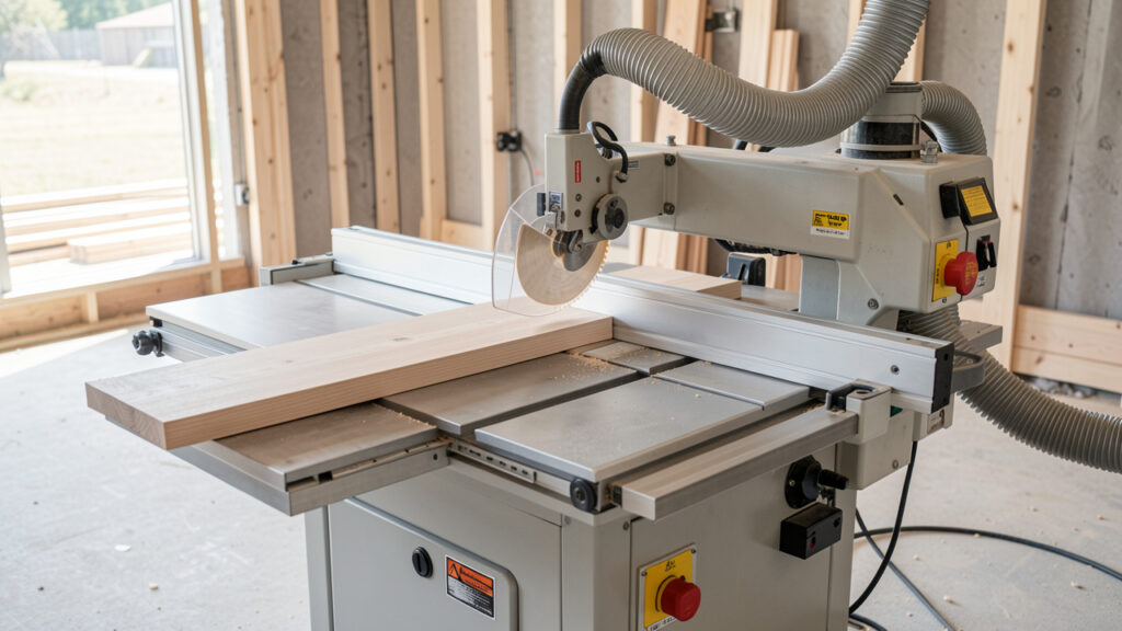 Scie à format : comment choisir un équipement précis et sûr pour vos découpes sur chantier ?